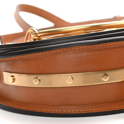 Chloe Calfskin Small Nile Bracelet Minaudiere Bag Caramel 7 of 8