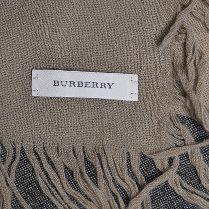 Burberry Merino Wool House Check Scarf Brown 4 of 4