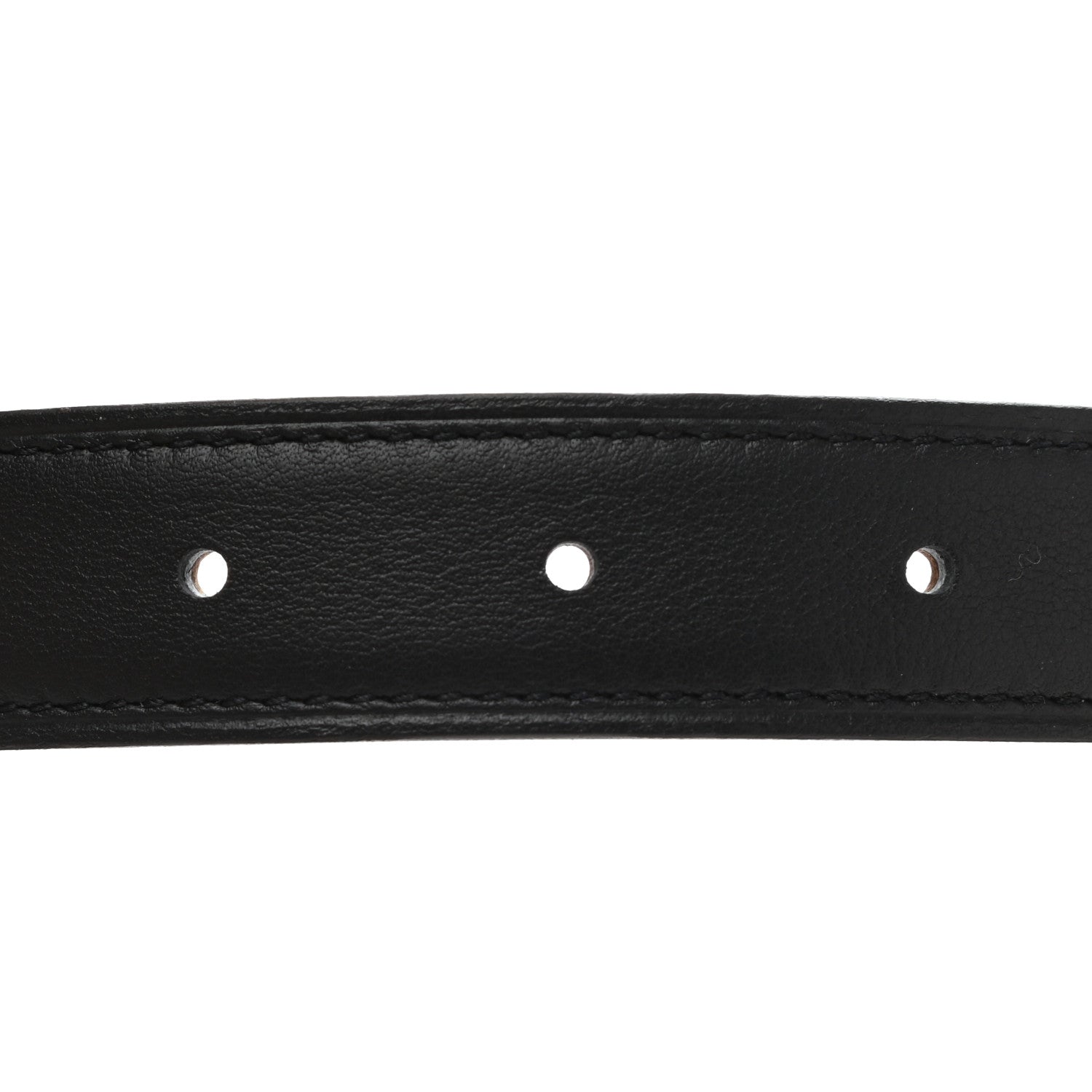 Hermes Swift Epsom 24mm Sydney Belt 65 Black Gold 4 of 6