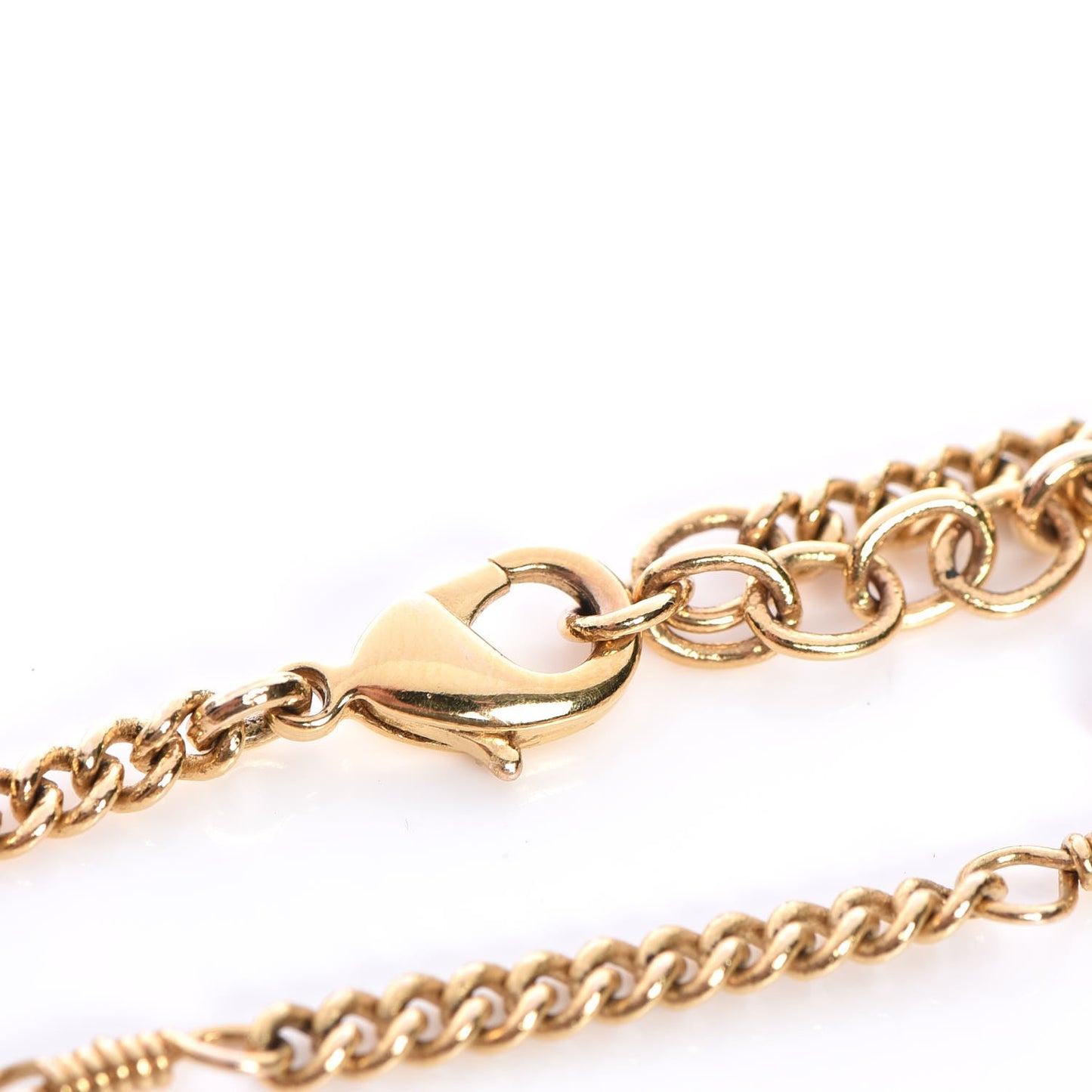 Sweet Monogram Charm Bracelet Gold