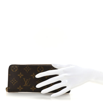 Louis Vuitton Monogram Clemence Wallet Rose Ballerine 2 of 6