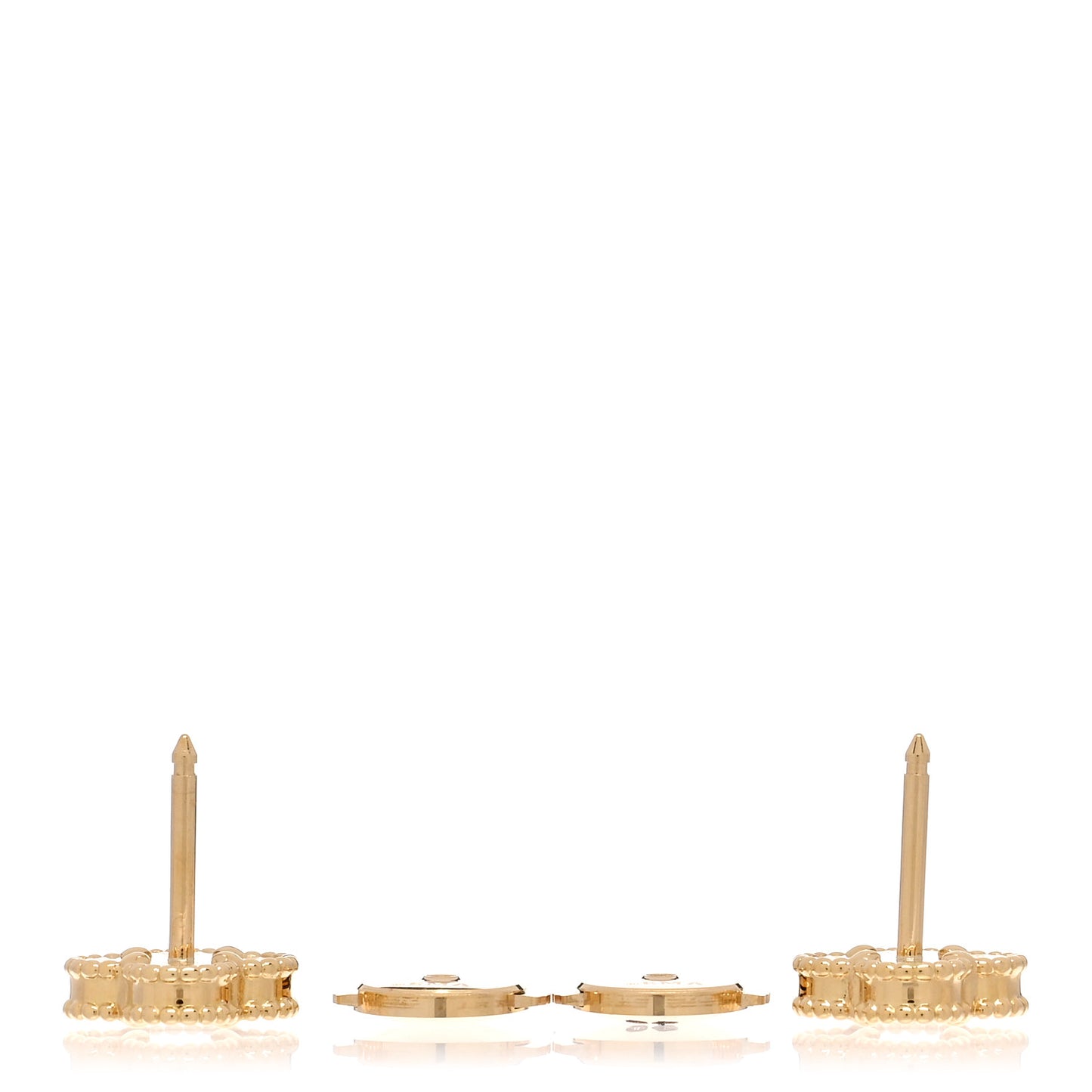 18K Yellow Gold Mother of Pearl Sweet Alhambra Earrings