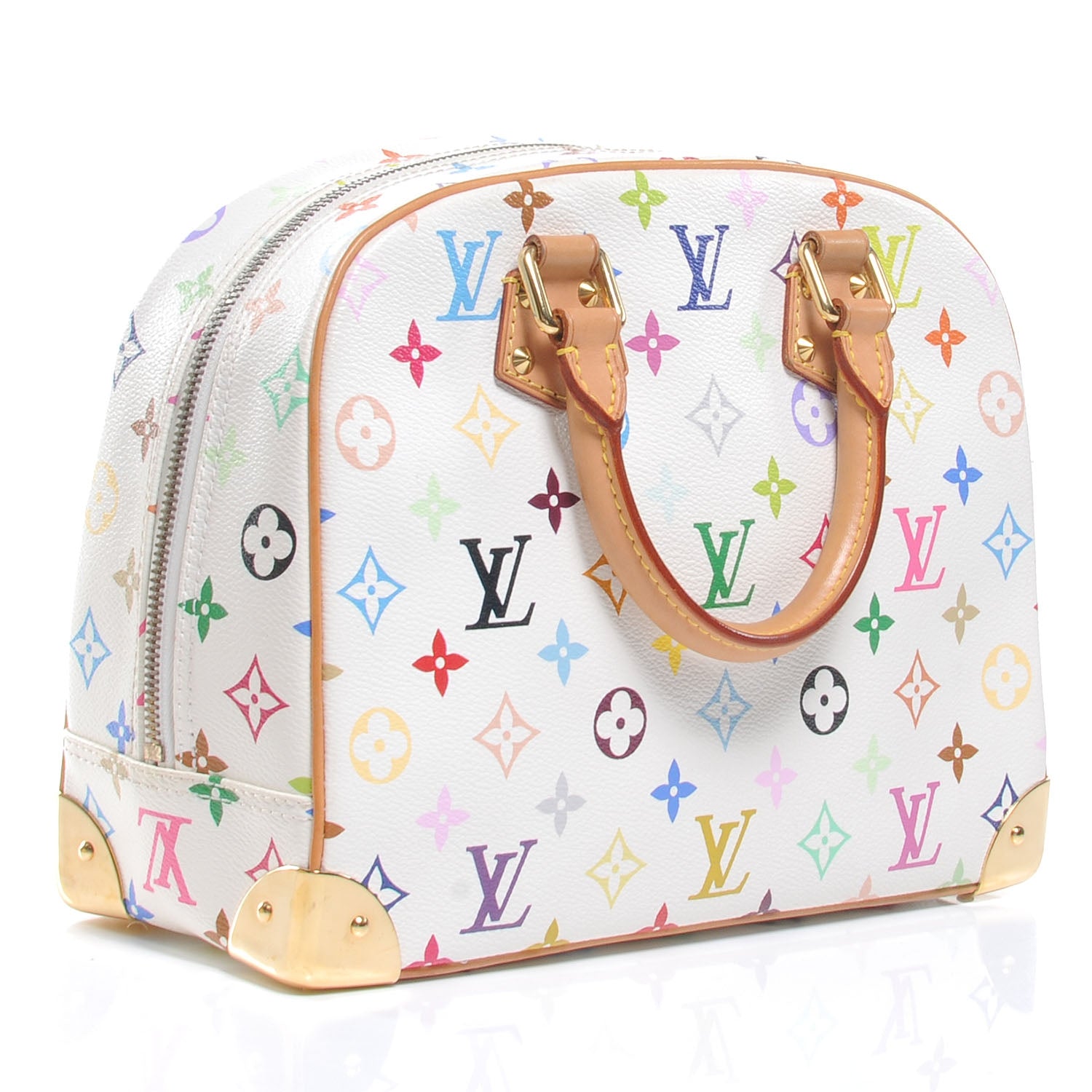 Louis Vuitton Monogram Multicolor Trouville White 3 of 7