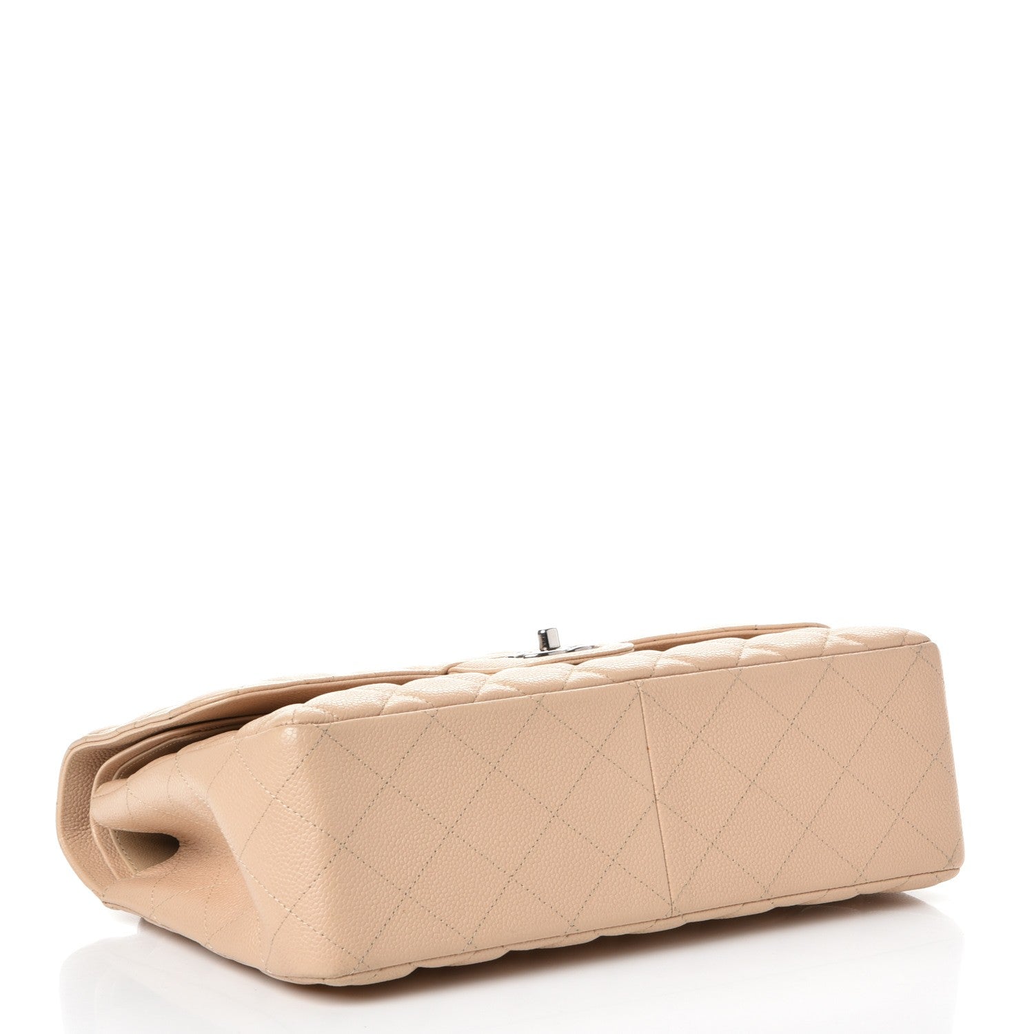 Chanel Caviar Quilted Jumbo Double Flap Beige Clair 5 of 8