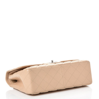Chanel Caviar Quilted Jumbo Double Flap Beige Clair 5 of 8