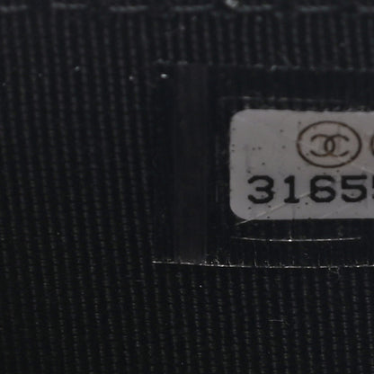 Chanel Caviar Quilted Flap Card Holder Wallet Black 8 of 9
