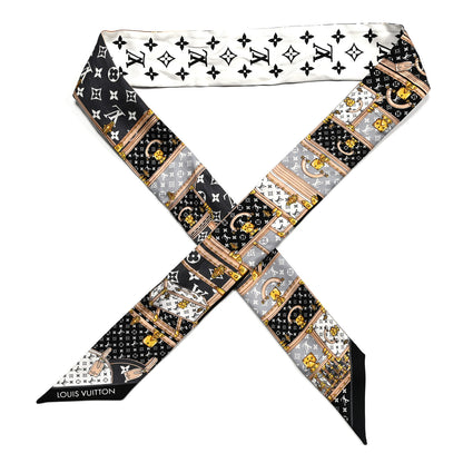 Louis Vuitton Silk Monogram Let's Go BB Bandeau Black 1 of 3