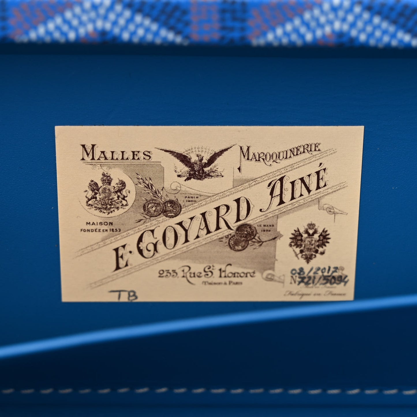 Goyardine Saint Honore Clutch Sky Blue