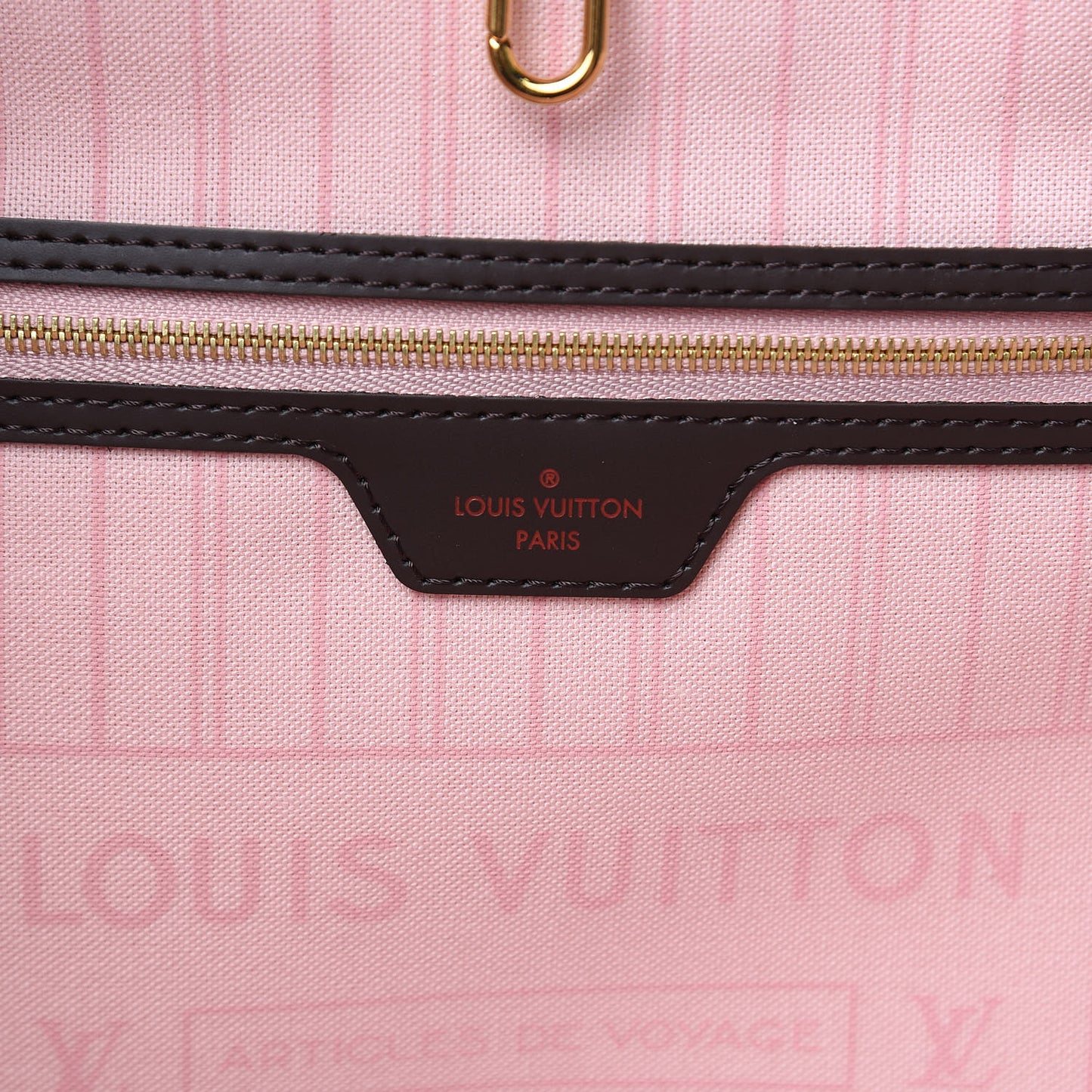 Damier Ebene Neo Neverfull MM Rose Ballerine