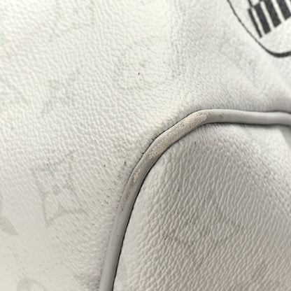 Louis Vuitton Monogram Logo Keepall Bandouliere 50 White 10 of 10
