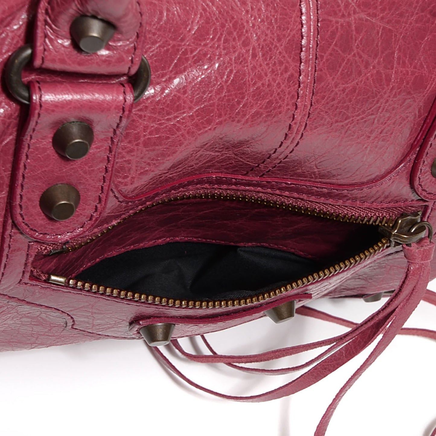 Agneau Classic Hardware Maxi Twiggy Cassis