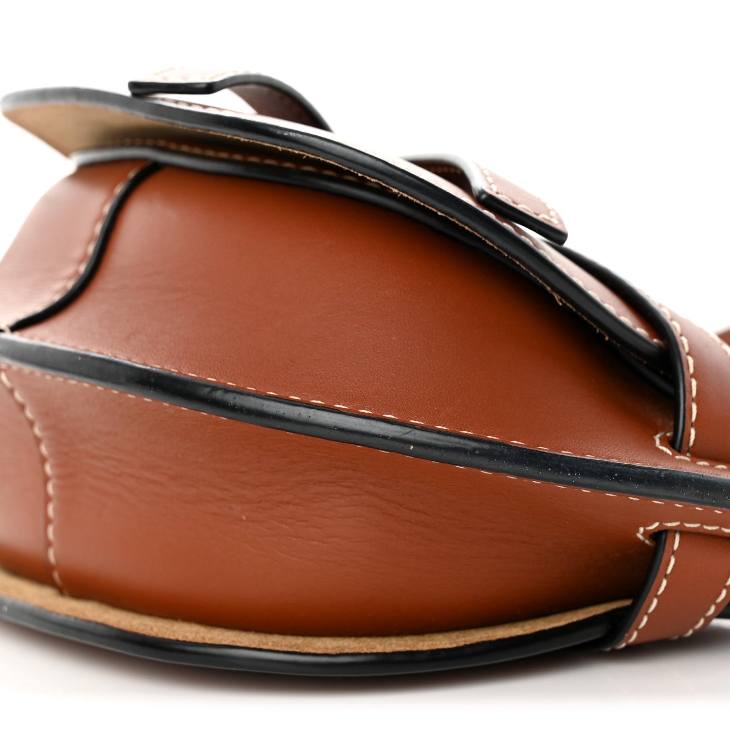 Loewe Calfskin Mini Gate Crossbody Bag Rust 9 of 13