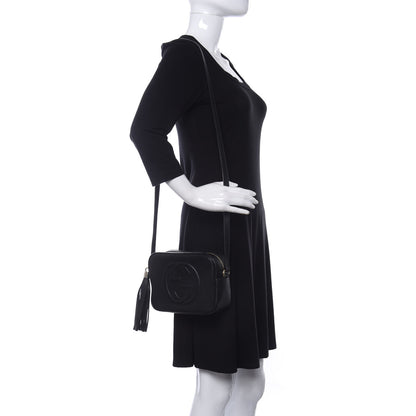 Gucci Pebbled Calfskin Small Soho Disco Bag Black 2 of 8