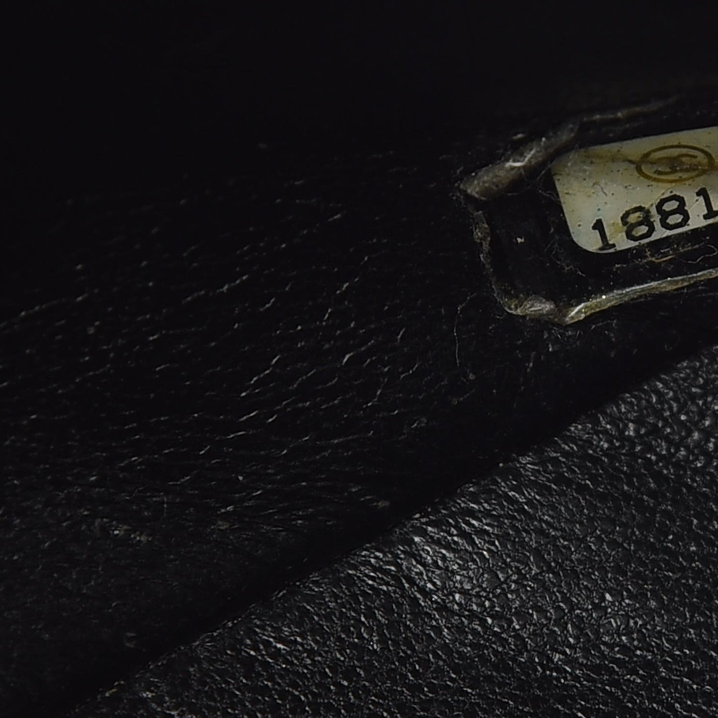 Lambskin Quilted Mini Square Flap Black