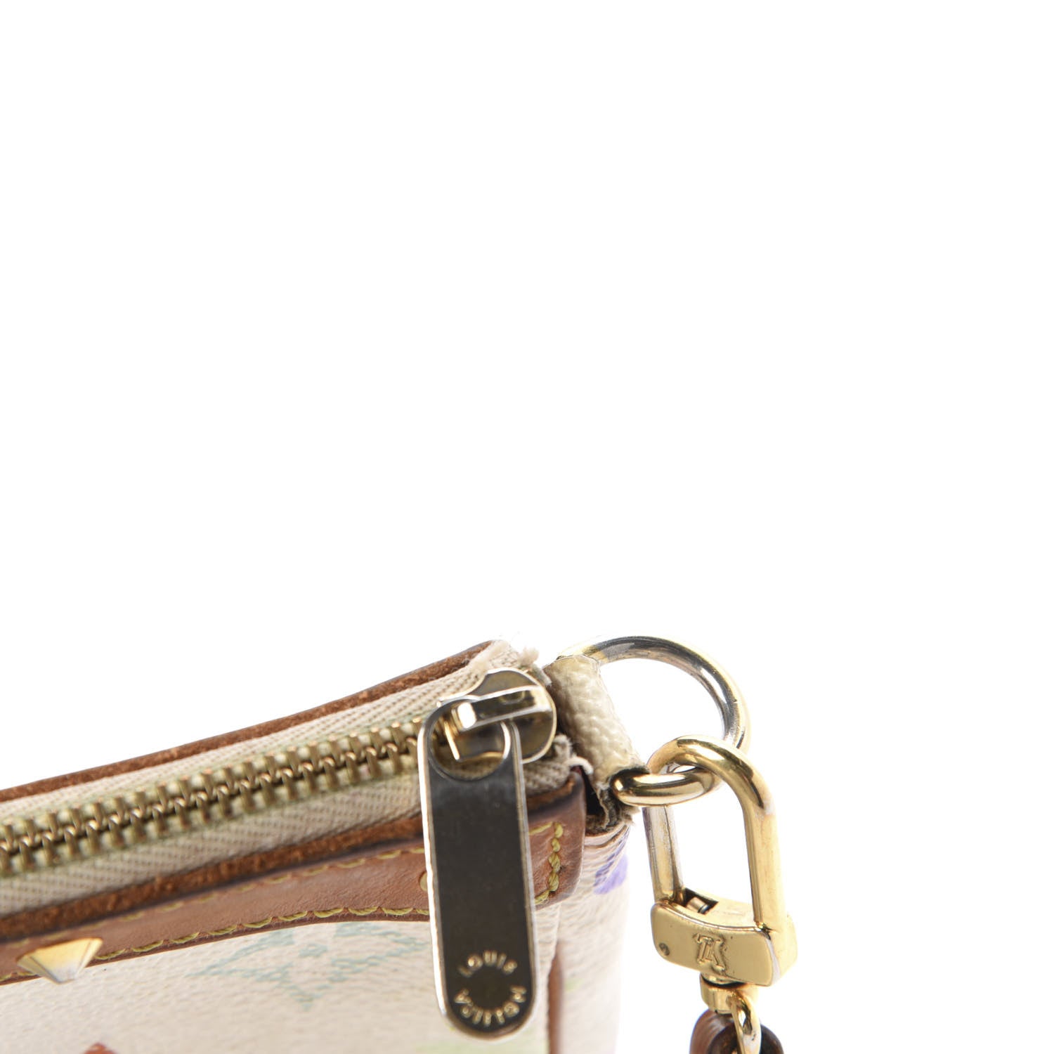 Louis Vuitton Monogram Multicolor Pochette Accessories White 11 of 14