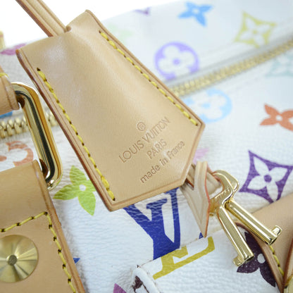 Louis Vuitton Monogram Multicolor Keepall 45 White 11 of 14