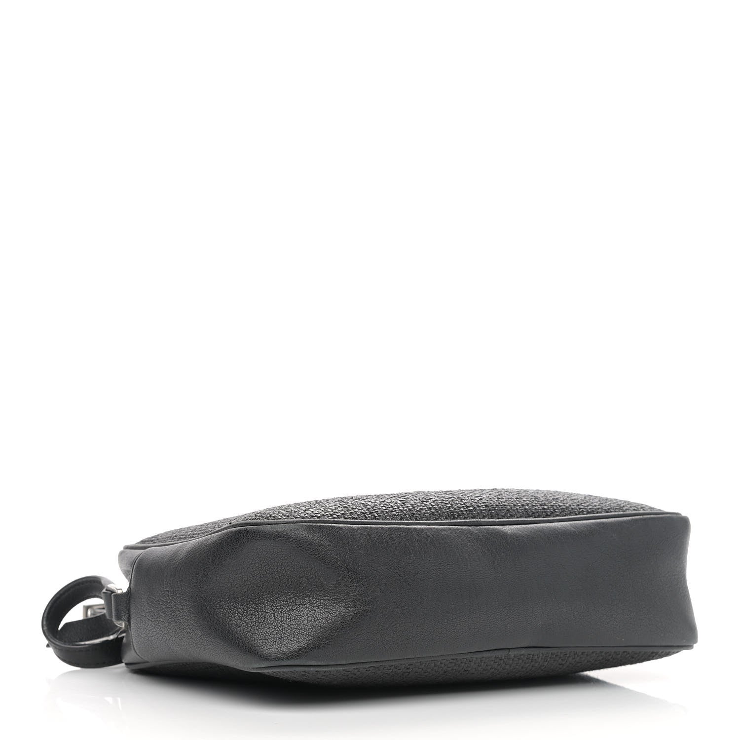 Saint Laurent Raffia Canvas Monogram Lou Camera Bag Black 3 of 11
