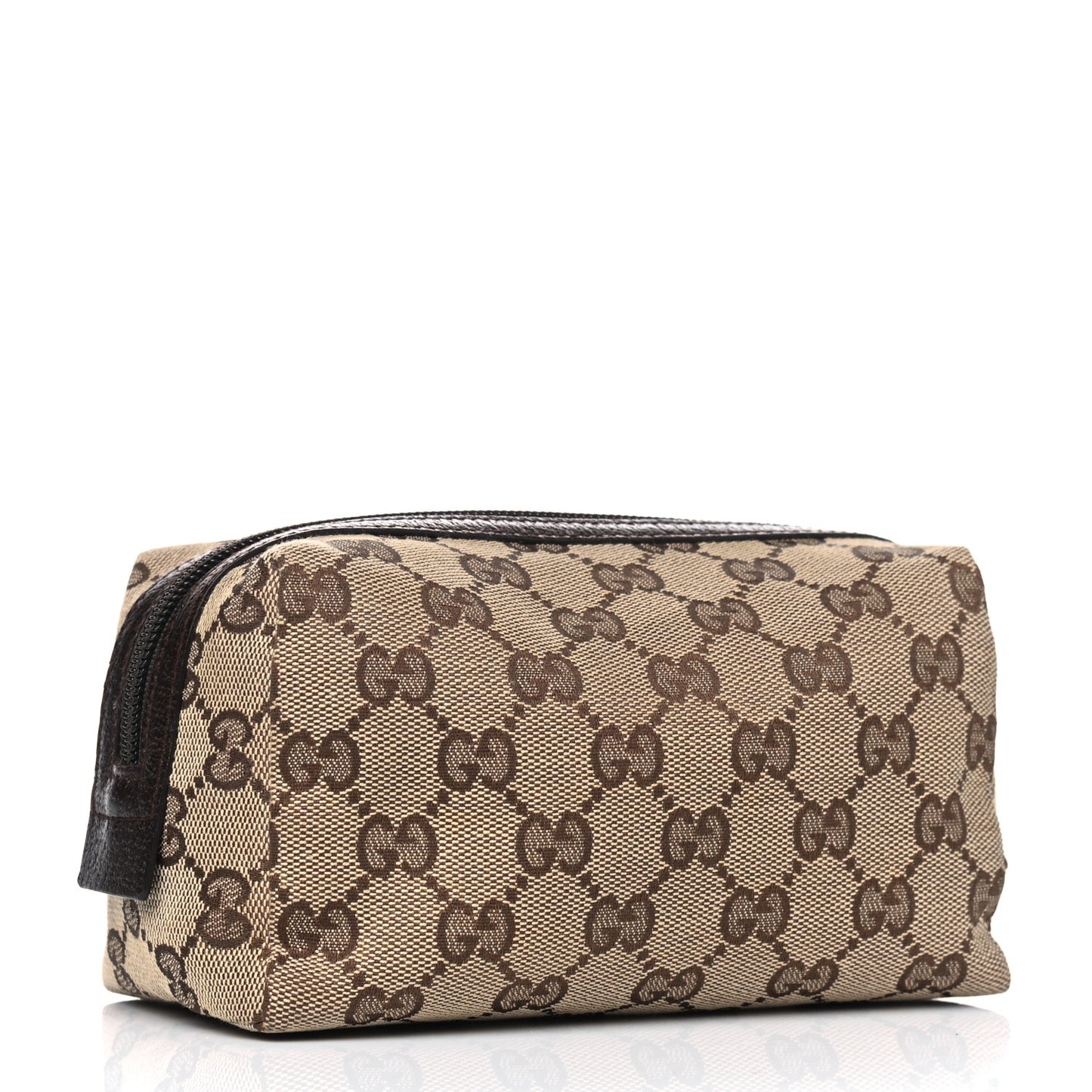 Monogram Large Cosmetic Case Brown