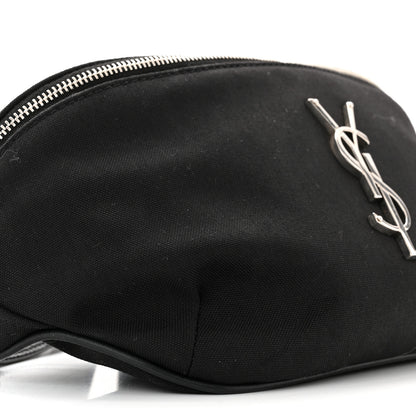 Saint Laurent Canvas Monogram Belt Bag Black 8 of 10