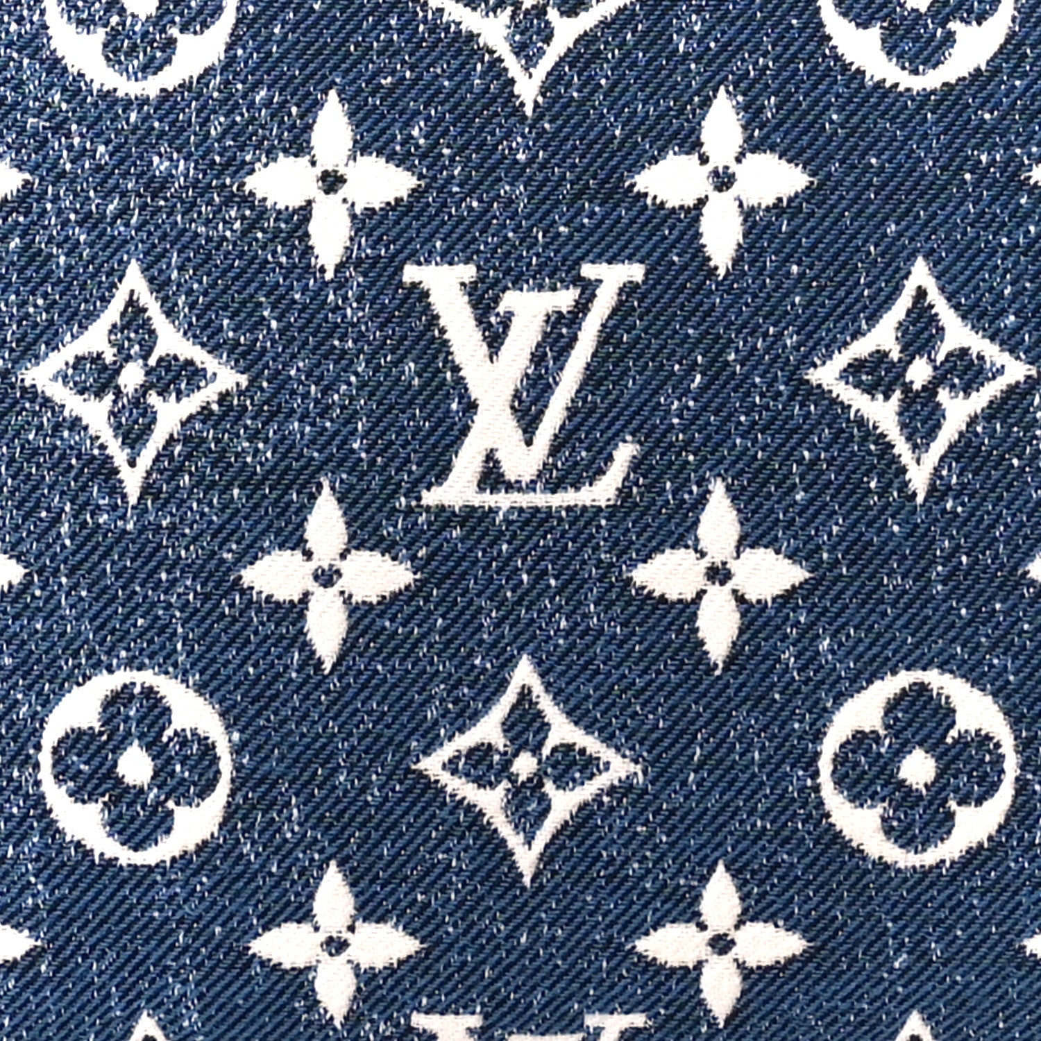 Louis Vuitton Monogram Jacquard Denim Speedy Bandouliere 25 Bleu 10 of 12