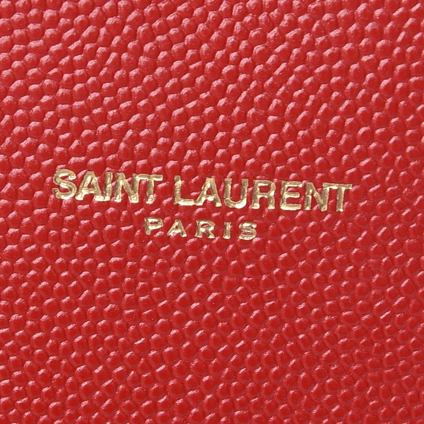 Grain De Poudre Matelasse Chevron Large Monogram Satchel Lipstick Red