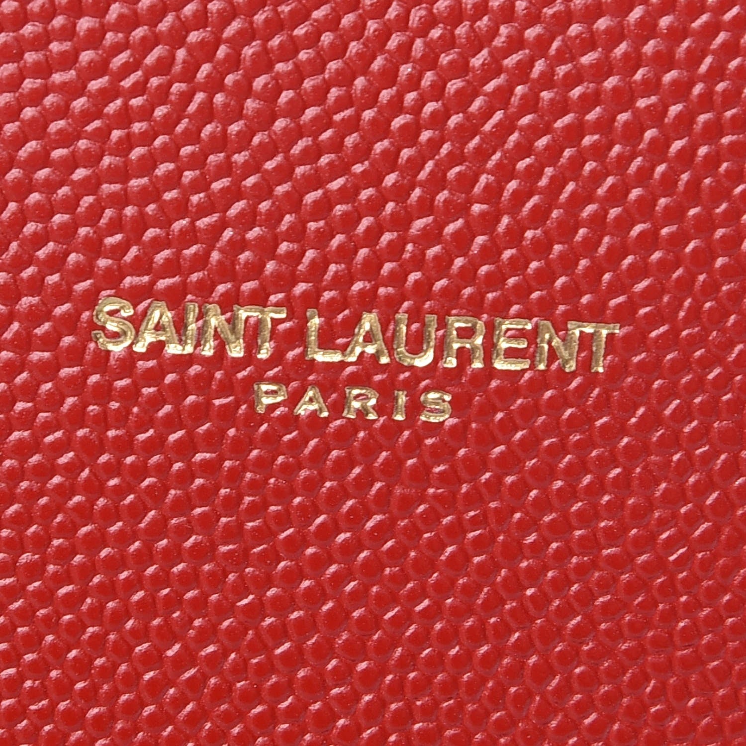 Saint Laurent Grain De Poudre Matelasse Chevron Large Monogram Satchel Lipstick Red 6 of 9
