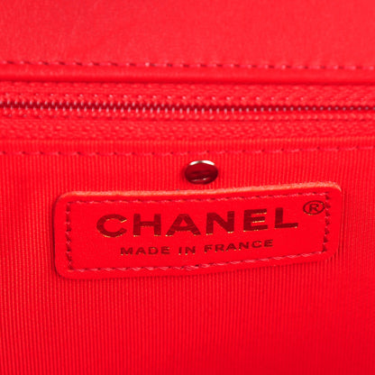 Chanel Lambskin Quilted New Medium Boy Flap Red 7 of 8