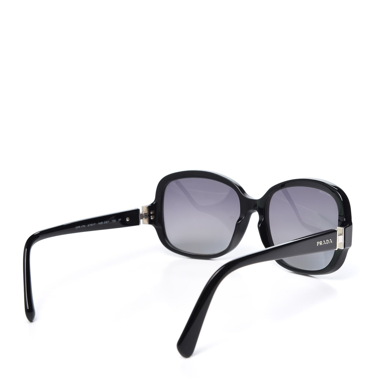 Prada Acetate Sunglasses SPR 17N Black 4 of 8