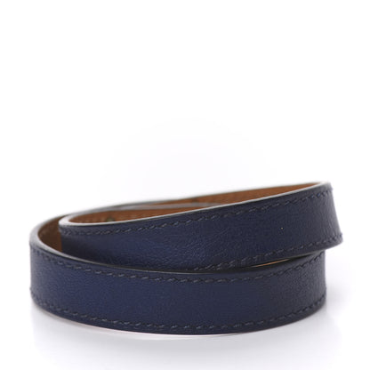 Hermes Swift Kelly Double Tour Bracelet S Bleu Saphir 3 of 8