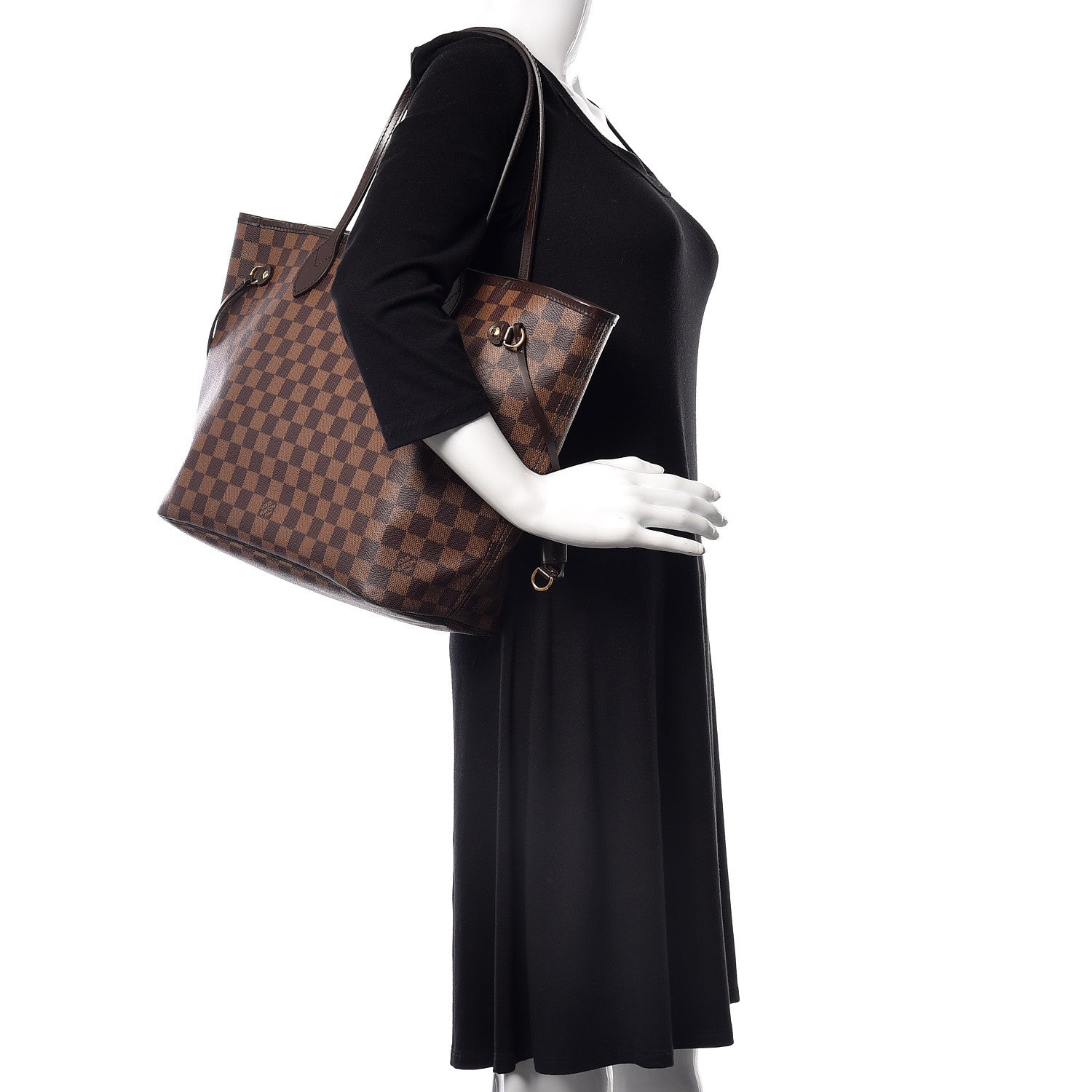 Louis Vuitton Damier Ebene Neo Neverfull MM 2 of 14
