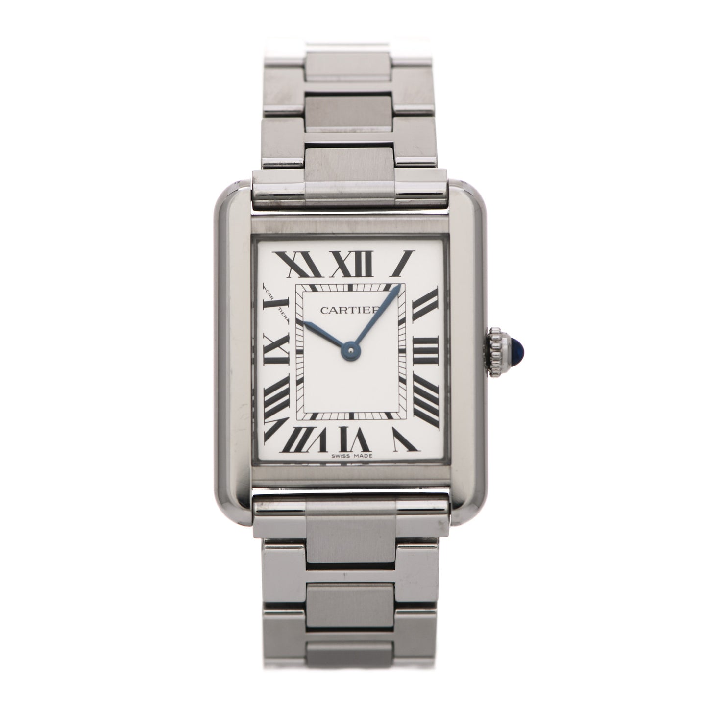 Stainless Steel 24mm Tank Solo Quartz Watch