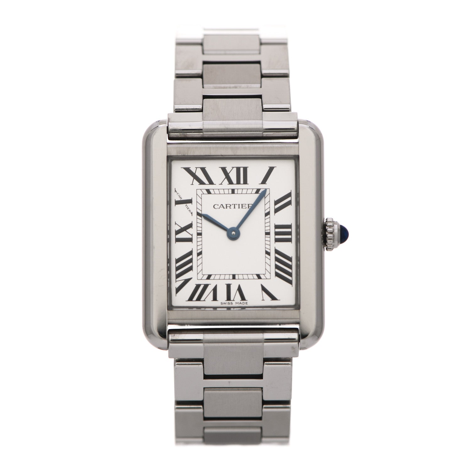 Cartier Stainless Steel 24mm Tank Solo Quartz Watch 1 of 4