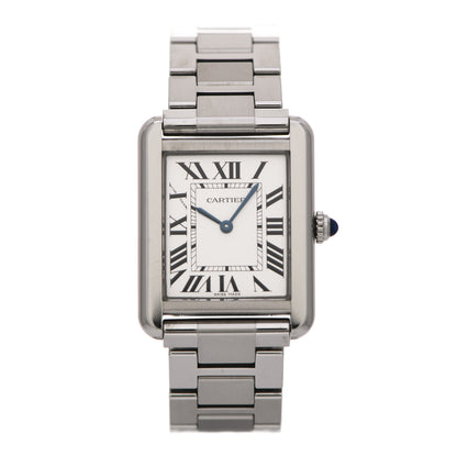 Cartier Stainless Steel 24mm Tank Solo Quartz Watch 1 of 4