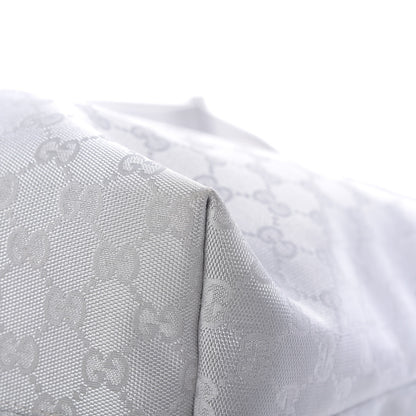 Gucci Metallic Monogram Travel Bag Silver 13 of 15