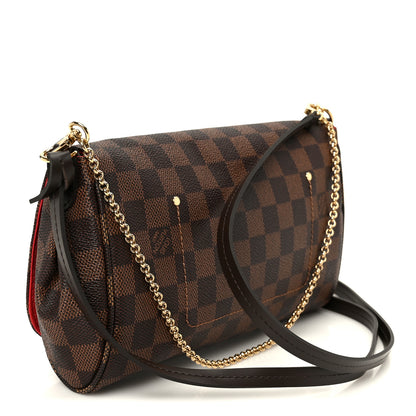 Louis Vuitton Damier Ebene Favorite MM 3 of 10