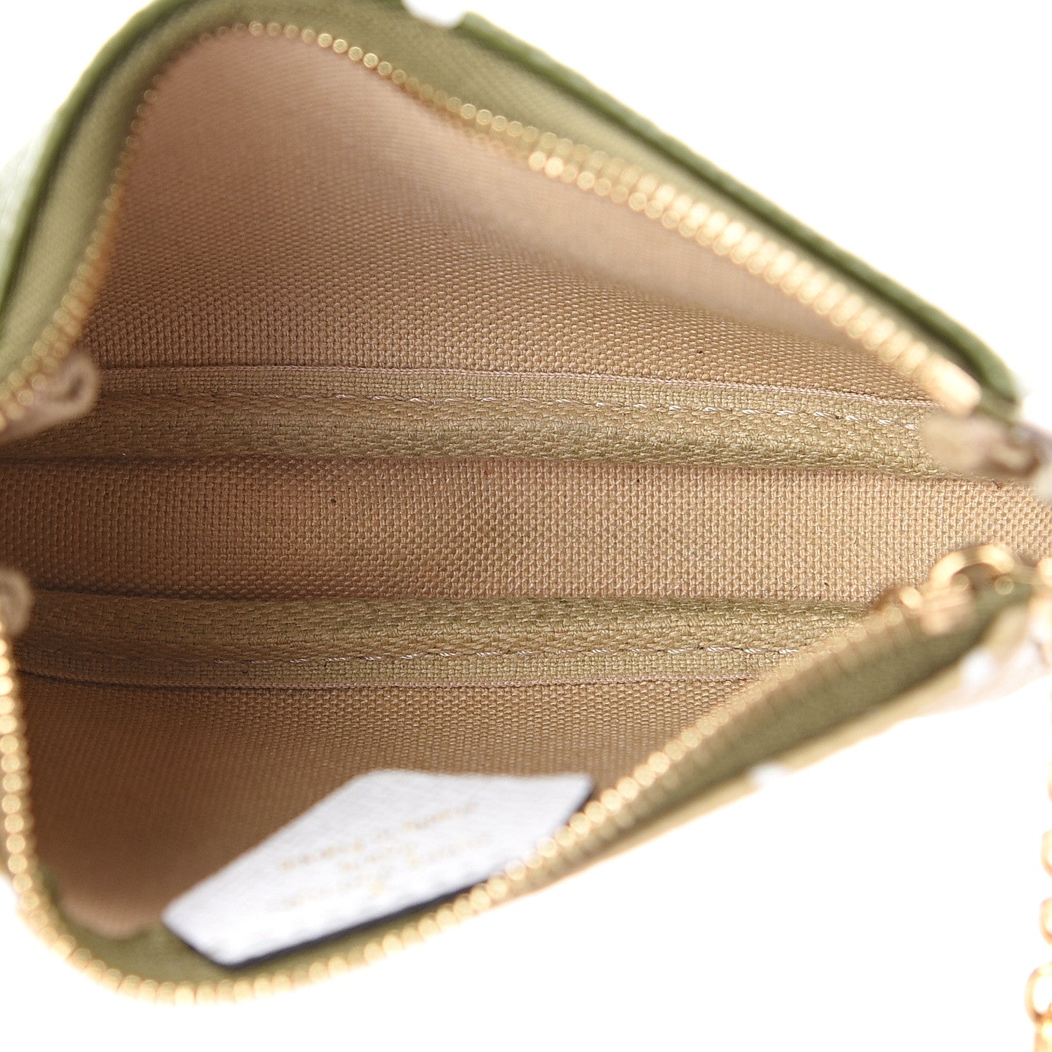 Louis Vuitton Monogram Giant Micro Pochette Accessories Kaki White 4 of 5