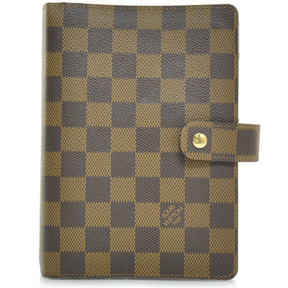Louis Vuitton Damier Ebene Medium Ring Agenda 1 of 7