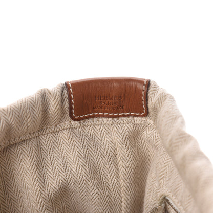 Hermes Canvas Barenia Fourbi 25 MM Pouch Naturel Fauve 9 of 9