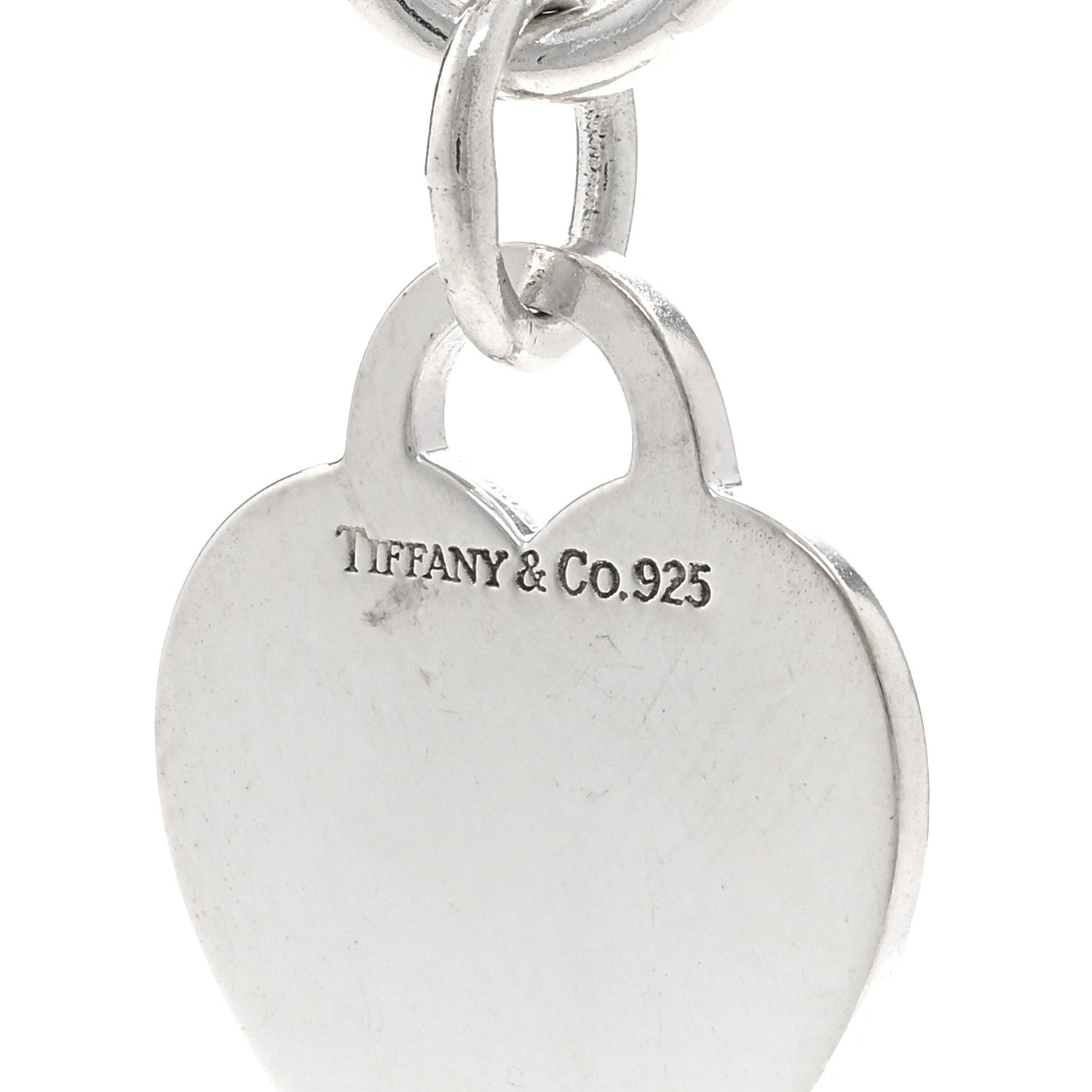Tiffany Sterling Silver Heart Tag Toggle Necklace 4 of 4