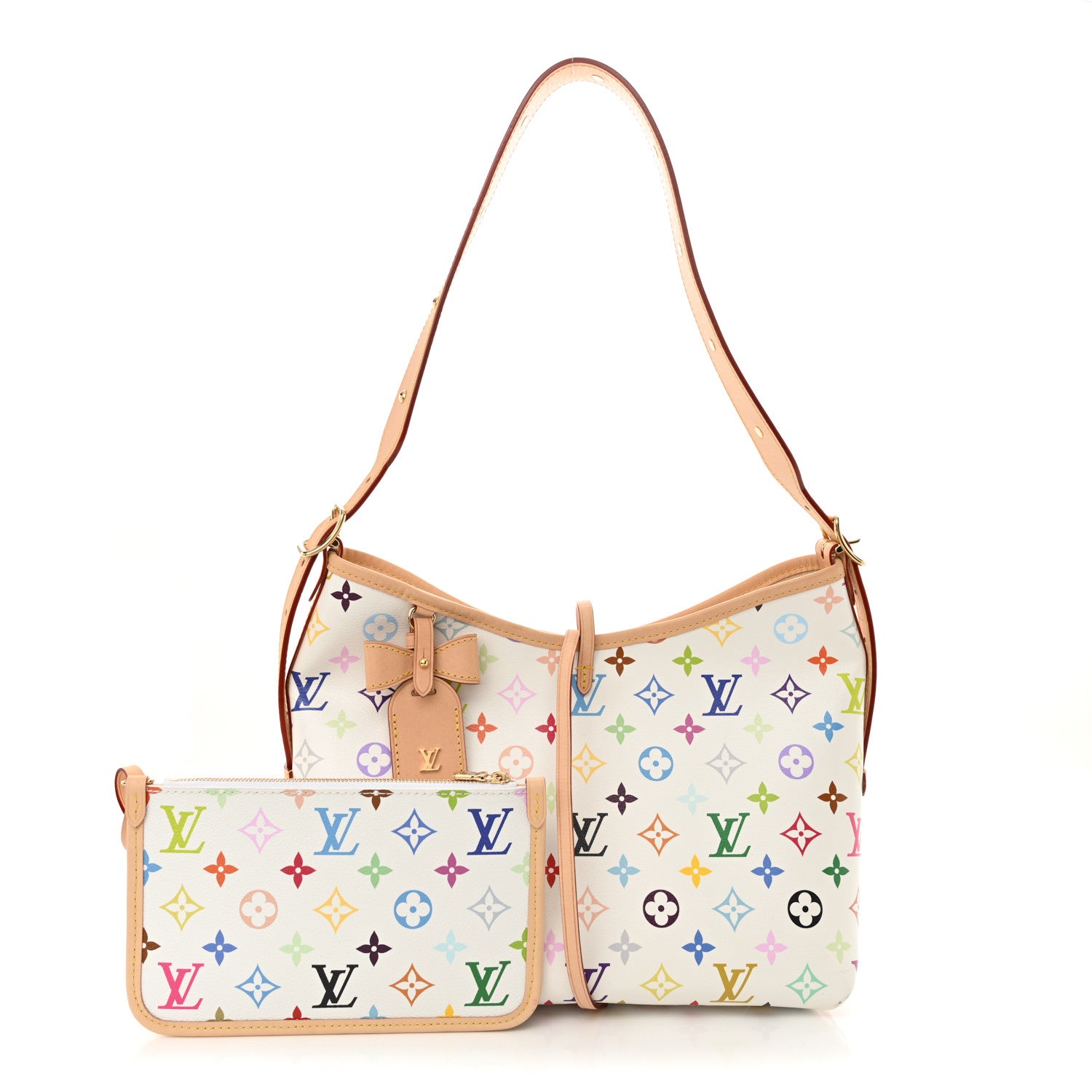 Louis Vuitton LV x TM Monogram Multicolor CarryAll PM White 5 of 13