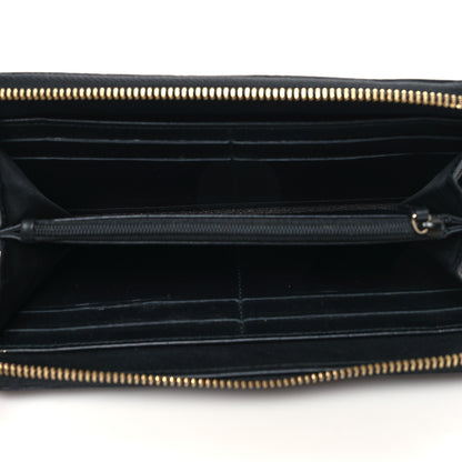 Gucci Guccissima Vitello Tender Zip Around Wallet Black 5 of 9
