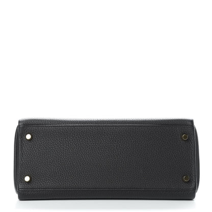 Hermes Togo Kelly Retourne 28 Black 7 of 40