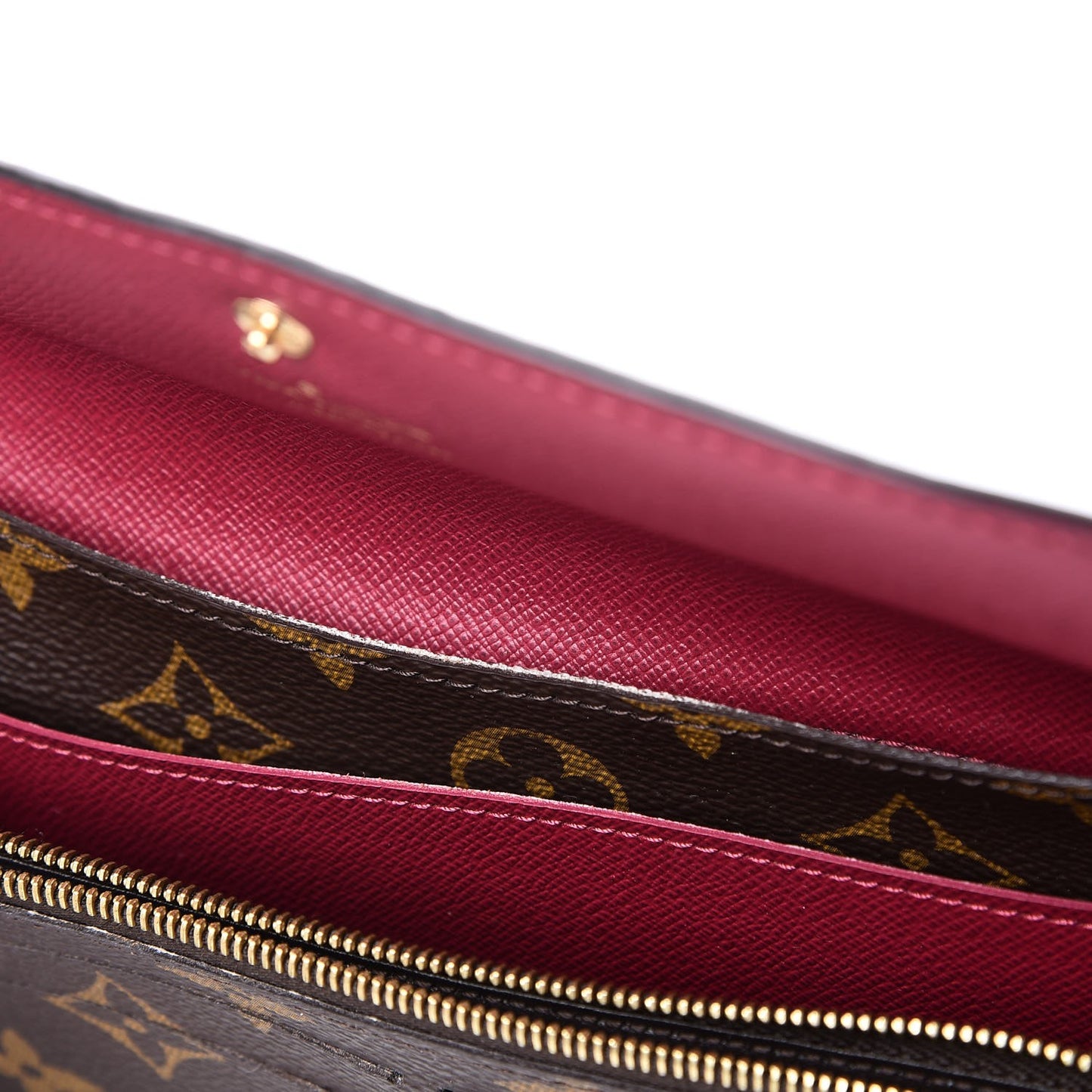 Monogram Emilie Wallet Fuchsia