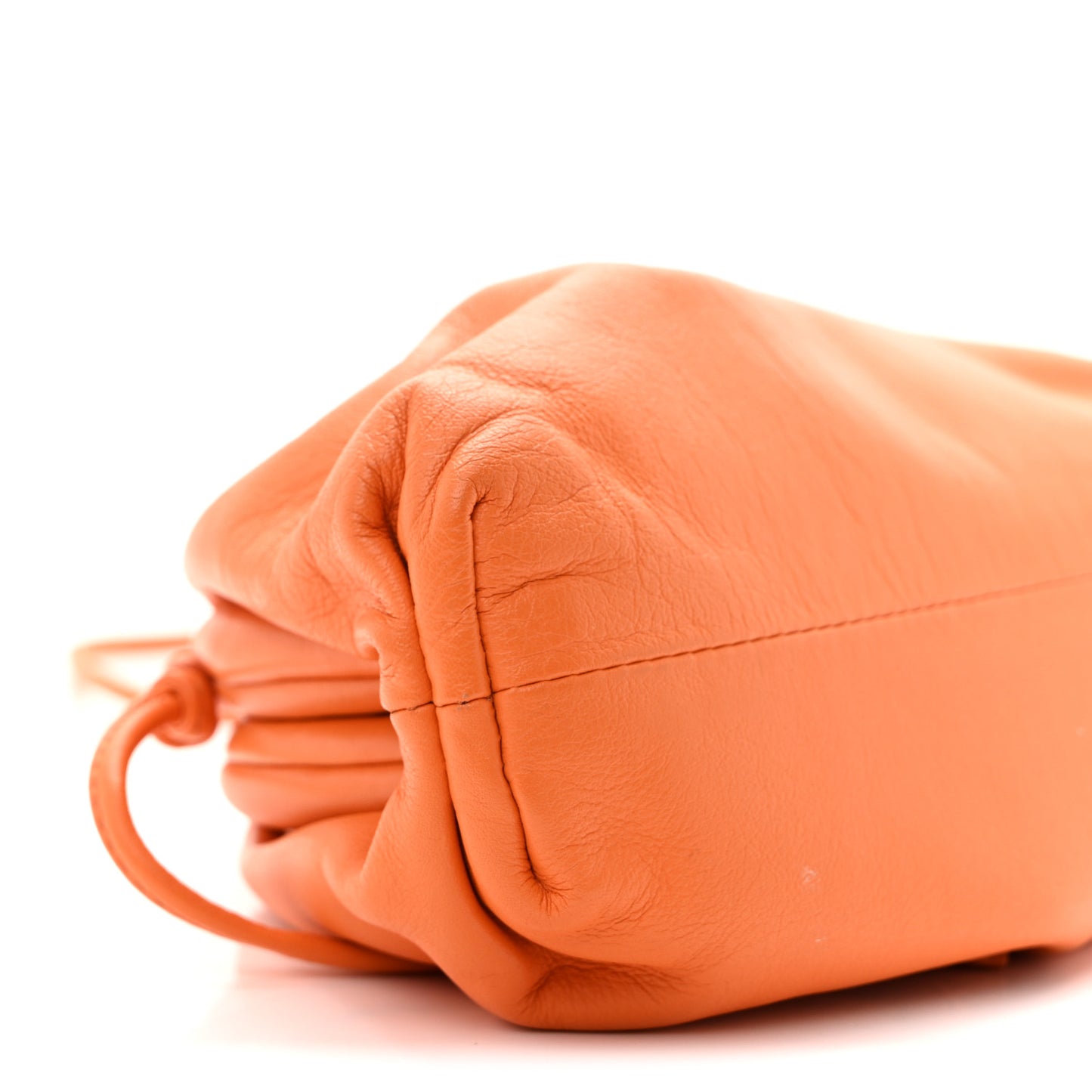 Butter Calfskin The Mini Pouch Light Orange