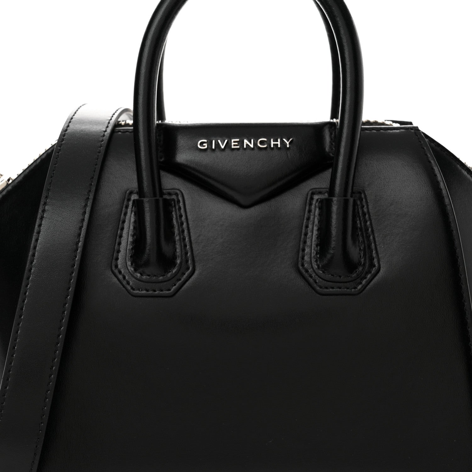 Givenchy Shiny Lord Calfskin Mini Antigona Black 8 of 11