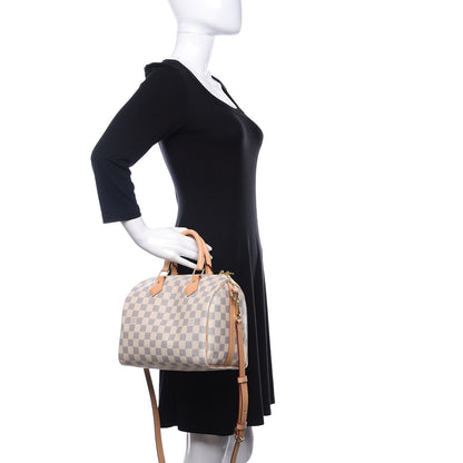 Louis Vuitton Damier Azur Speedy Bandouliere 25 3 of 10