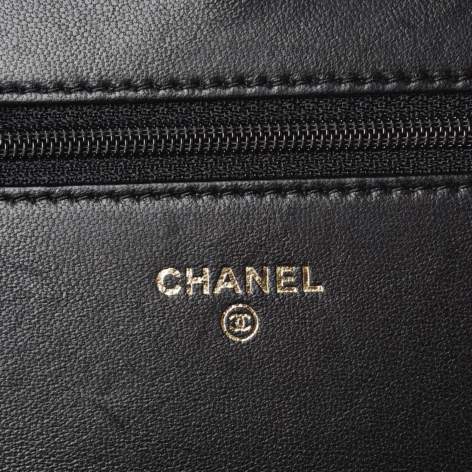 Chanel Lambskin Quilted Boy Wallet On Chain WOC Black 6 of 9