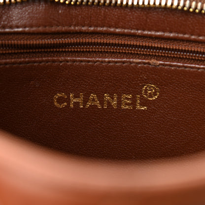 Chanel Lambskin Quilted Medallion Tote Brown 7 of 13