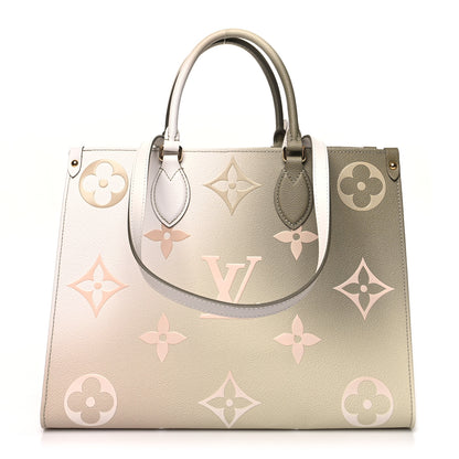 Louis Vuitton Monogram Giant Spring In The City OnTheGo MM Sunset Kaki 1 of 12