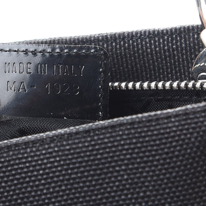 Christian Dior Canvas Medium Lady Dior Tote Bag Black 7 of 9